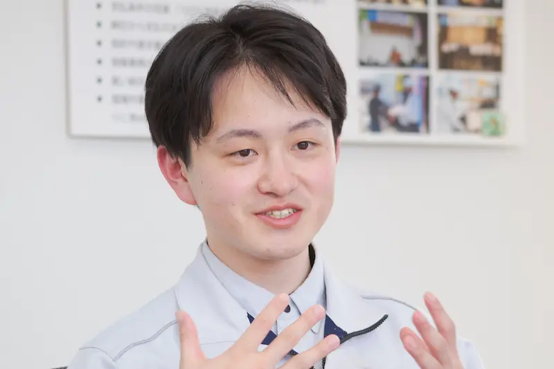 入社４年目、IcAセンターの小林さん
(Information connect Architecture)
若手主体のBIM専門チームで建築のDX化を牽引する